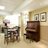 The game area with a piano at Bearbrook Retirement Residence in Ottawa
