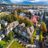 Bird's-eye view of the building of Mayfair Terrace Retirement Residence in Port Coquitlam