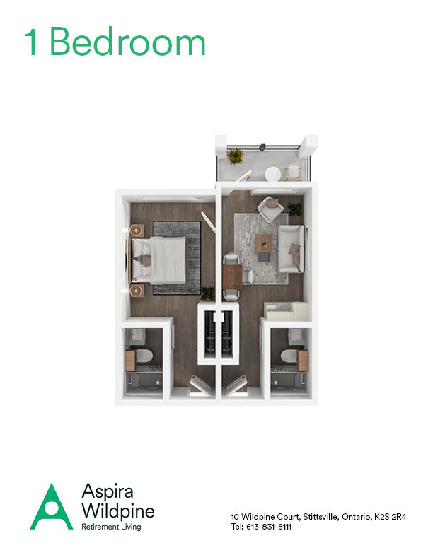 Aspira Wildpine - 1 Bedroom