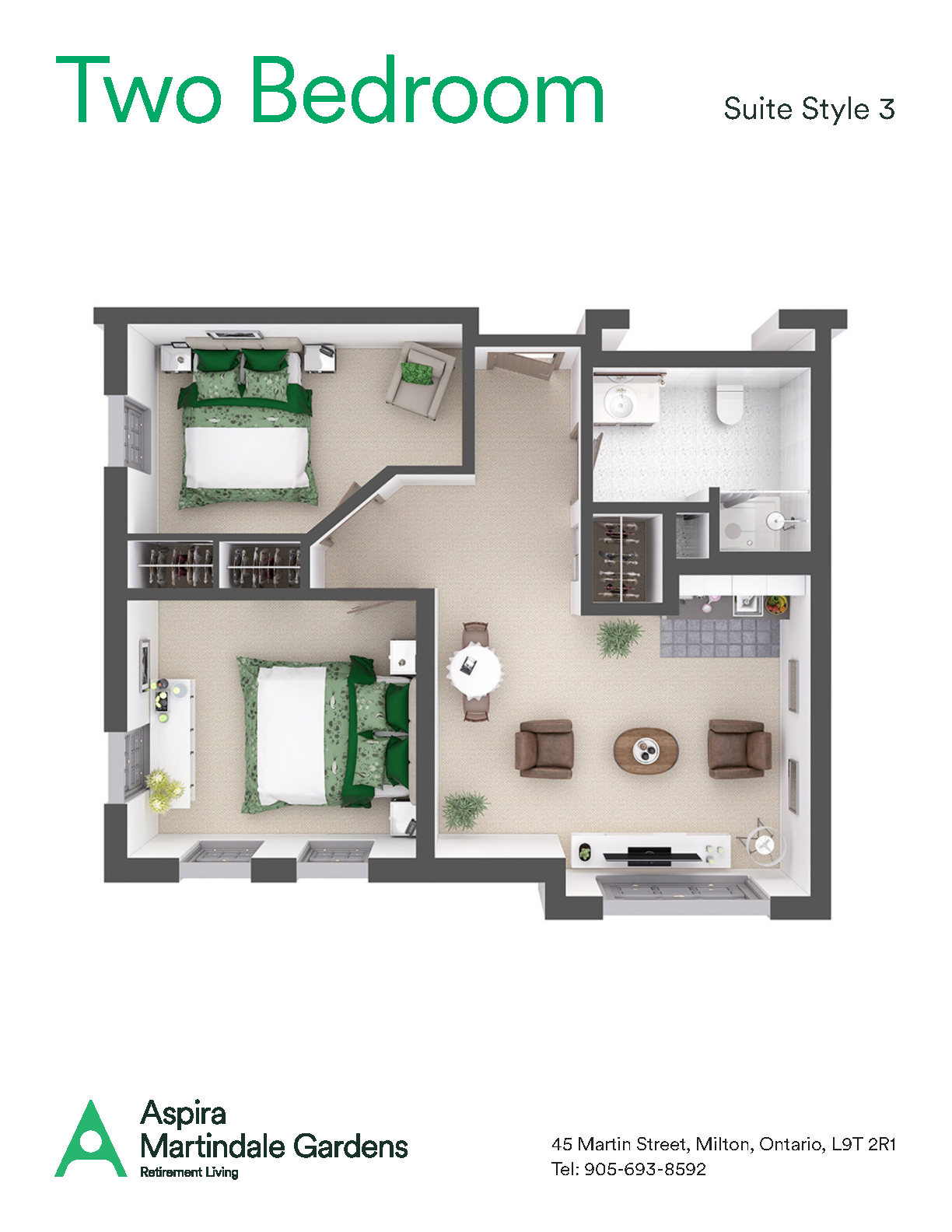 Aspira Martindale Gardens Retirement Living Milton, ON