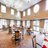 Another view of the bright dining room