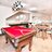 Billiard table at Okanagan Chateau Retirement Residence