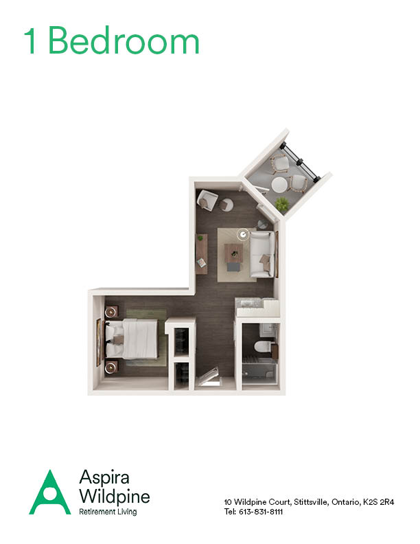 Aspira Wildpine - 1 Bedroom