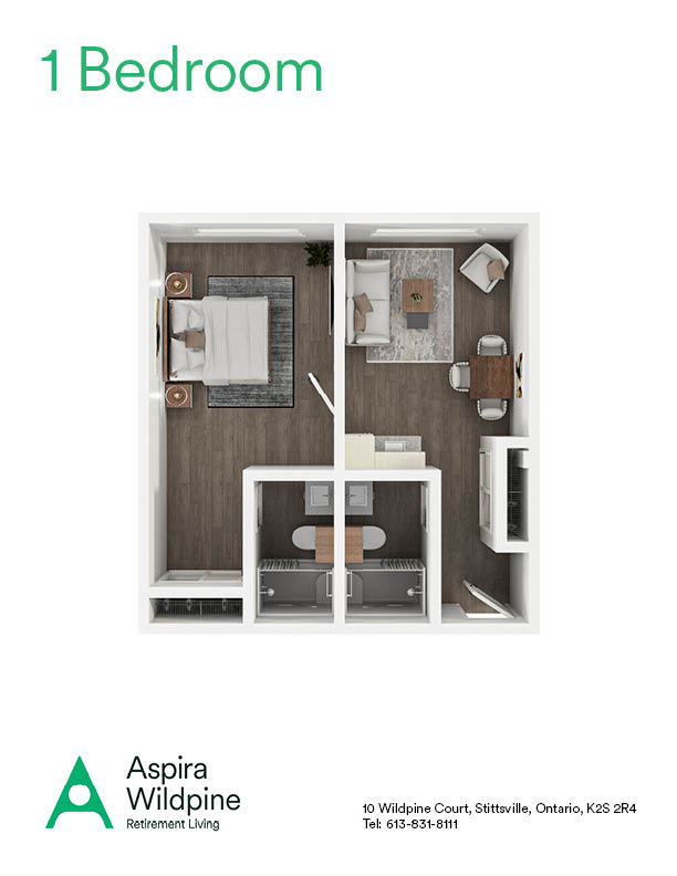 Aspira Wildpine - 1 Bedroom